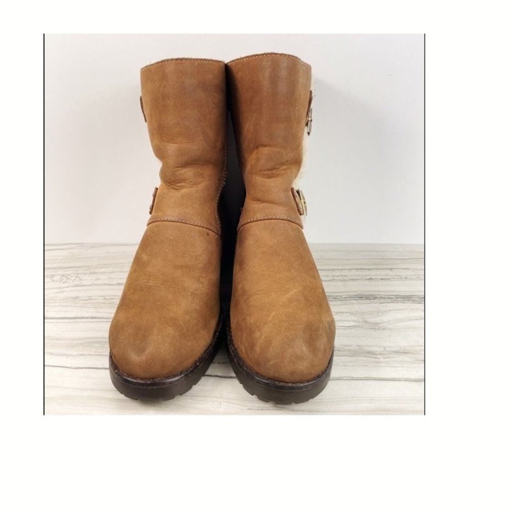 UGG Australia Niels Leather Boots - Picture 7 of 8